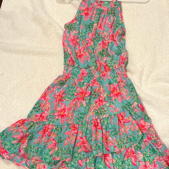 Fun and flirty Lilly Pulitzer dress, Womens size 0, Pink, Green NWOT - Picture 1 of 6